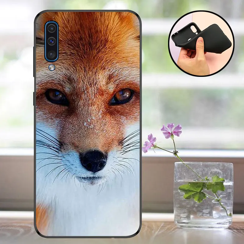 HSH Чехол для samsung Galaxy A50 Чехол черный чехол для телефона для samsung A50 чехол Капа кремния СПС samsung 50 A505f матовый чехол - Цвет: HSH