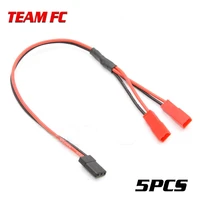 5pcs 110 power supply y line cable adapter connector for trx4 crawler rc jr to jst s91