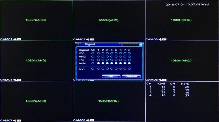 8 канальный 5 в 1 Dvr 8CH Гибридный видео регистратор H.264 CCTV безопасности XMEYE P2P Облако HDMI VGA для AHD Tvi Cvi аналоговая Ip камера
