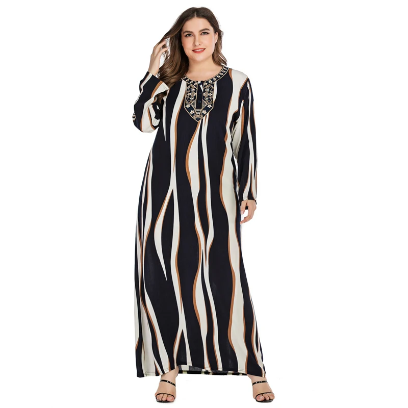 Женское винтажное длинное платье в этническом стиле бохо хлопковое льняное