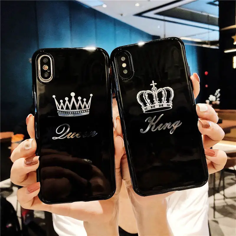 Подходит для простого глянцевого чехла мобильного телефона с короной Iphone 66S 78 78Plus