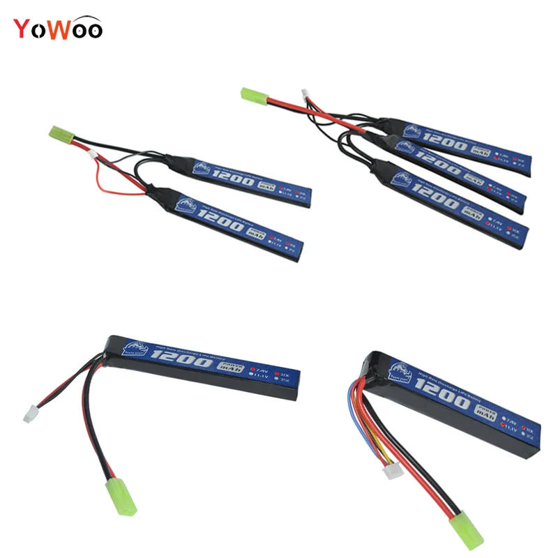 Высокая скорость разрядки Lipo 2S 3S батарея страйкбольного пистолета модель 7 4 В 11 1