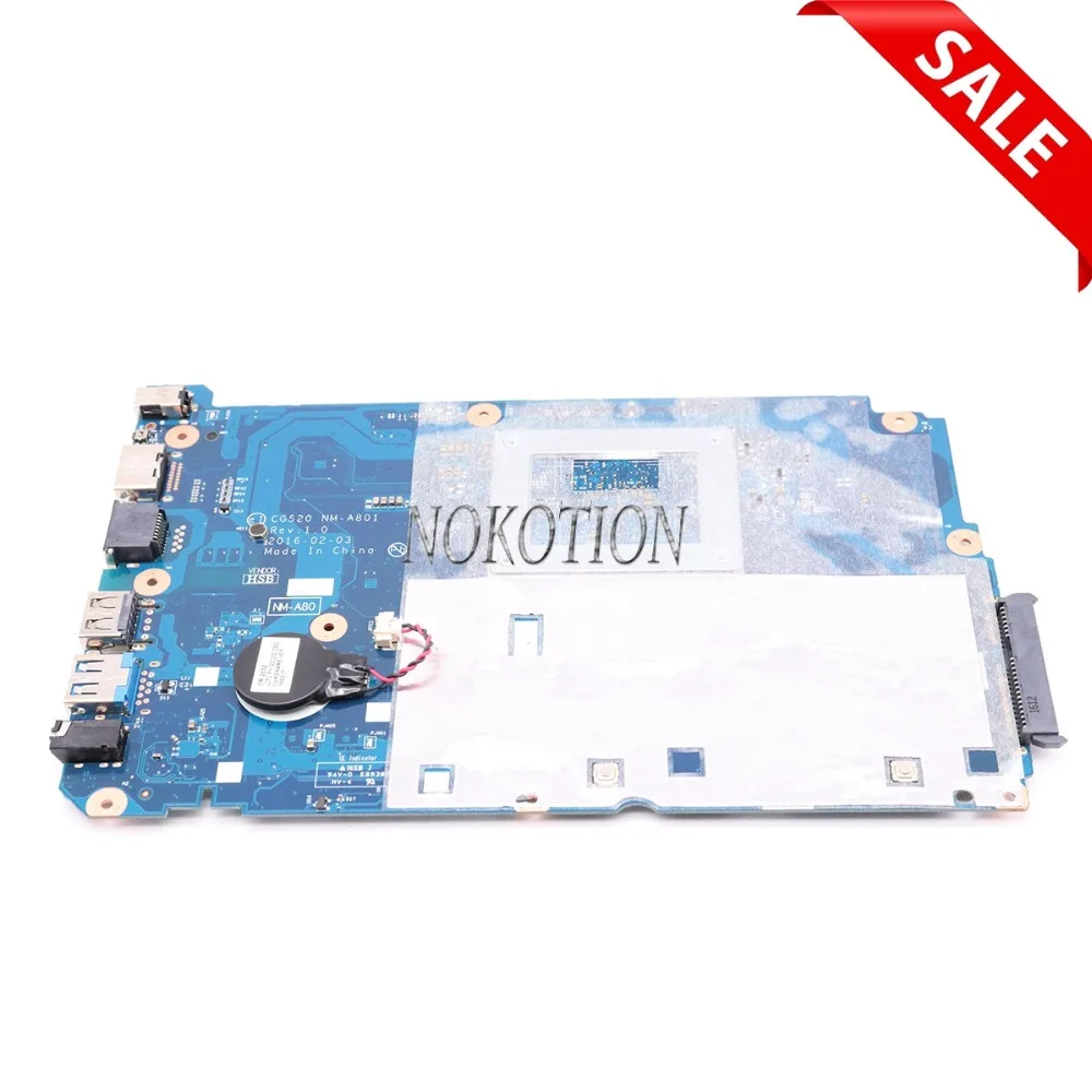 NOKOTION 5B20L46220 CG520 NM-A801 материнская плата для ноутбука lenovo ideapad 110-15IBR основная |