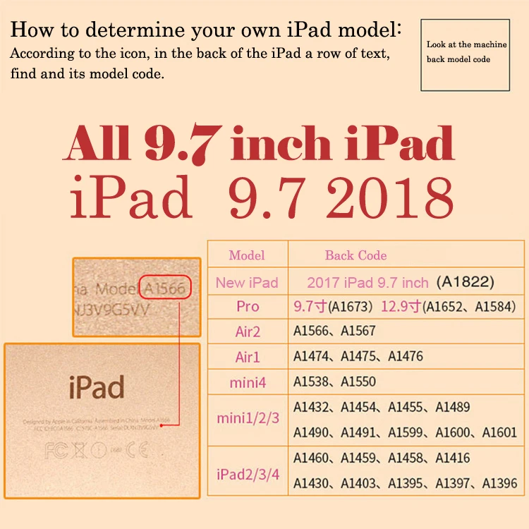 Чехол для iPad 9 7 2018 ручной держатель Универсальный чехол планшета рамка Флип