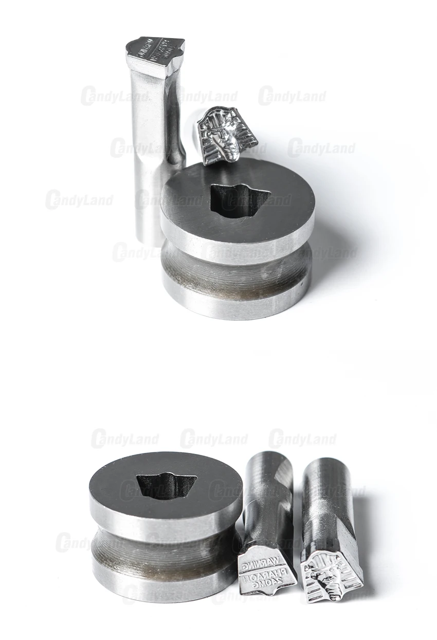 CandyLand Pha Milk Tablet Die 3D Pill Press Mold Candy Punching Die Custom Logo Calcium Tablet Punch Die For TDP 0 Machine
