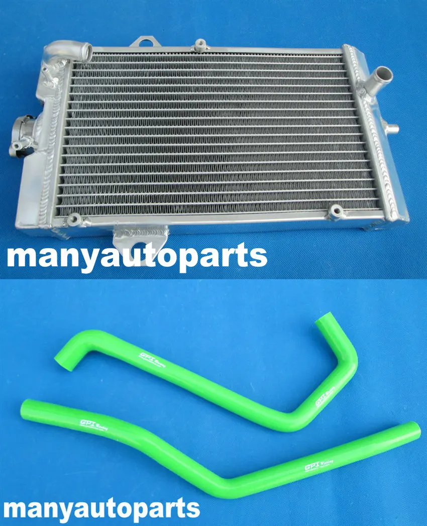 Алюминиевый радиатор и синий шланг для Yamaha Raptor 700 YFM700 YFM700R 2006-2013 07 08 09 10 11 12 13 |