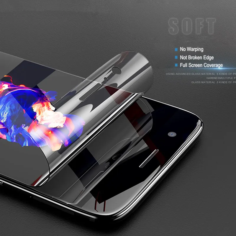 Защитная пленка HOPCHAM Оригинальная мягкая 3d с полным покрытием для OnePLus 5T 6 T без