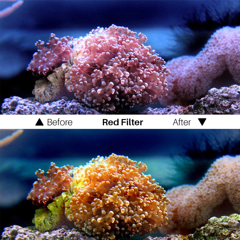 3-Pack Набор цветных фильтров для дайвинга GoPro костюм подводный корпус аксессуары 7 6