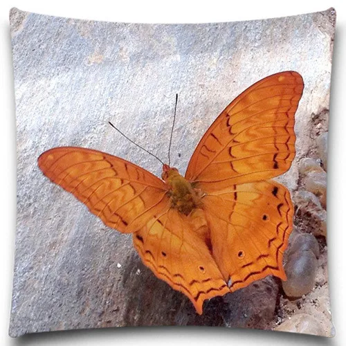 Чехол наволочка с принтом в виде бабочки и розовых цветов|cushion cover|cushion cover patternpattern