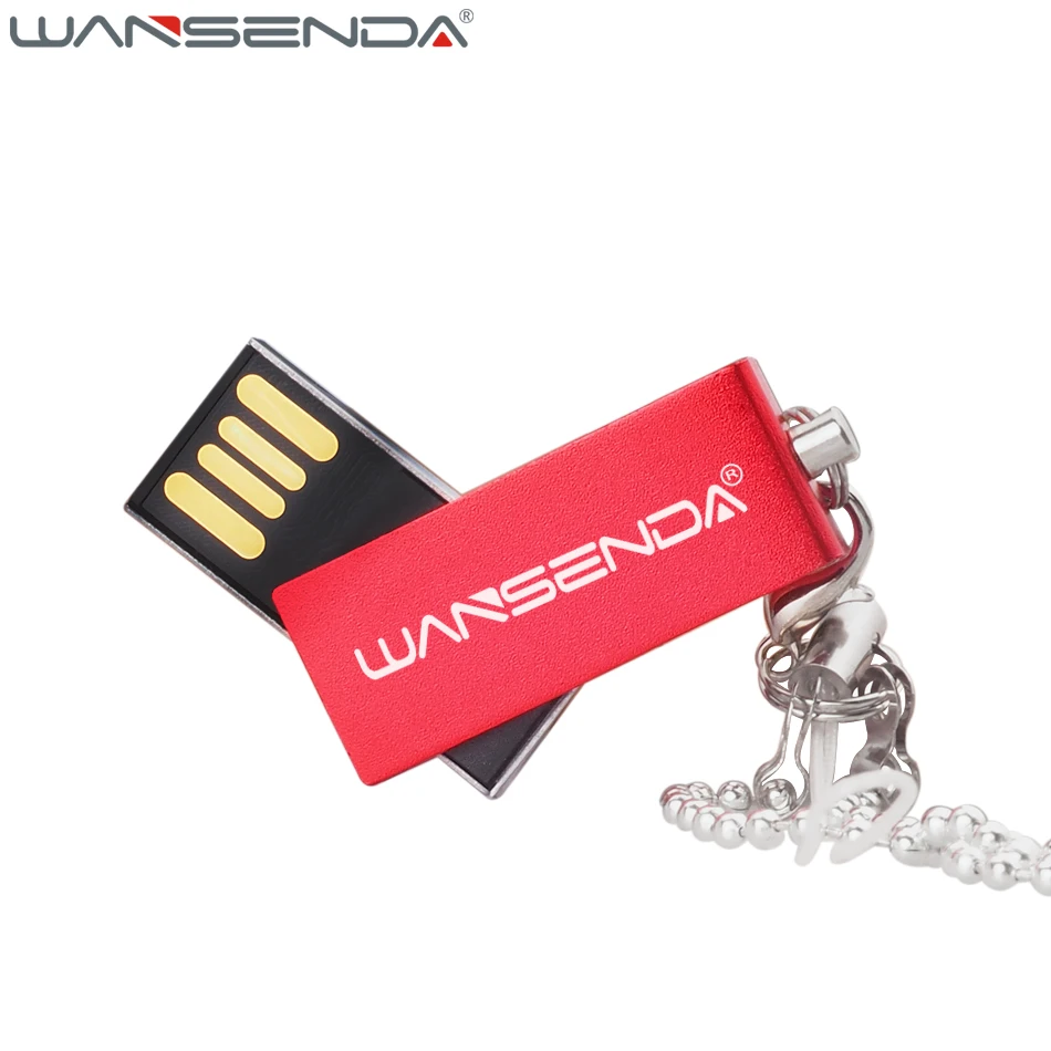 Wansenda цветной usb флеш-накопитель модный миниатюрный флэш-накопитель 64 ГБ 32 ГБ 16 ГБ 8 ГБ 4 ГБ нержавеющая водонепроницаемая карта памяти флешка