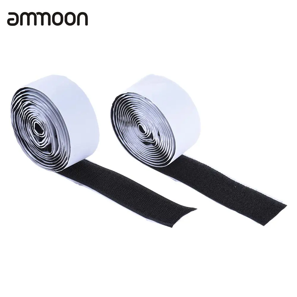 

Pedalboard Pedal Mounting Tape Fastener Length 2M Width 3CM for Guitar Pedal Board, 2-Pack (1 Hook + 1 Loop)