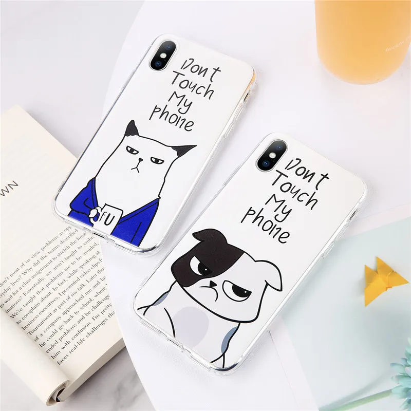 Lovebay чехол для телефона iPhone 6 6s 7 8 Plus X XR XS Max Модный милый мультяшный аниме собака