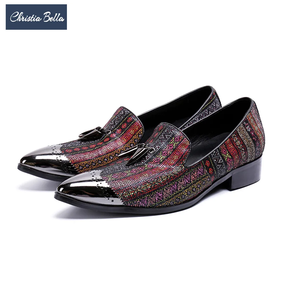 Модные мужские мокасины в стиле акульих зубьев металлические Лоферы ручной