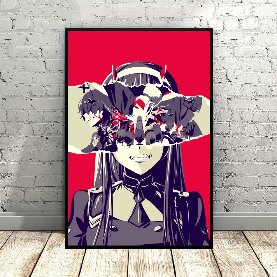 Tie in the FRANXX художественный постер на холсте с фильмом настенные картины для