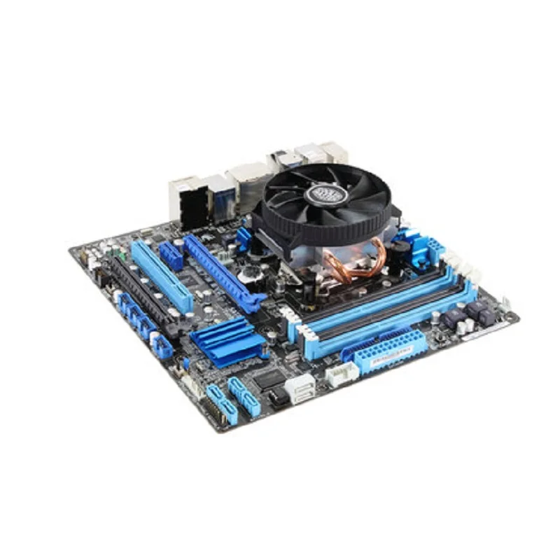 Кулер Мастер V200 TDP95W 2 теплопроводов холодильник домашний кинотеатр на основе персонального Процессор кулер 90 мм тихий вентилятор охлаждения для Intel 775 1155 1156 1151 1150 M-ATX ПК радиатора