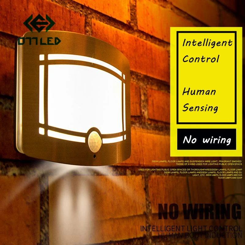 

NEW Motion Sensor Wall Lamp Toilet Light Wall Lamp Nordic Wall Lamp Bathroom Led Mirror Light Wall Sconces Light Indoor Lighting