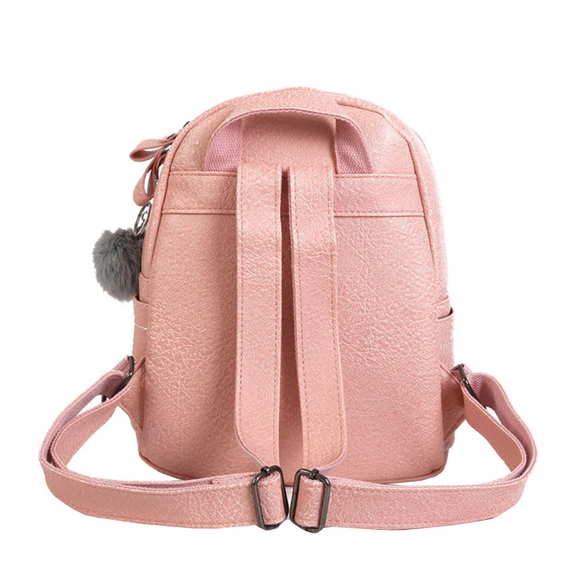 Женские рюкзаки одноцветная модная школьная сумка для девочек подростков с