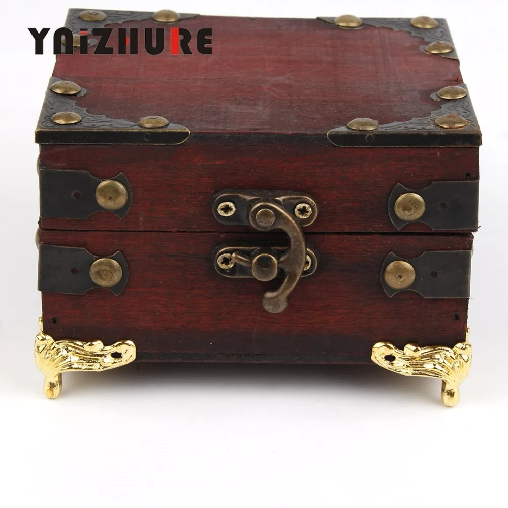 50 шт. 36*21 мм позолоченная Античная латунная Подарочная коробка для ювелирных