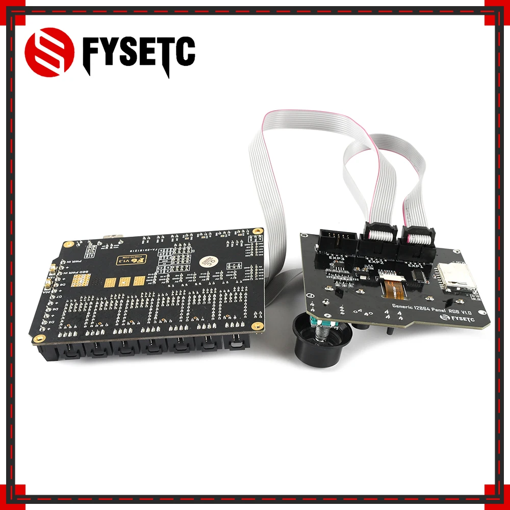 Плата FYSETC F6 V1.3 универсальное электронное решение VS SKR + универсальная 12864 панель