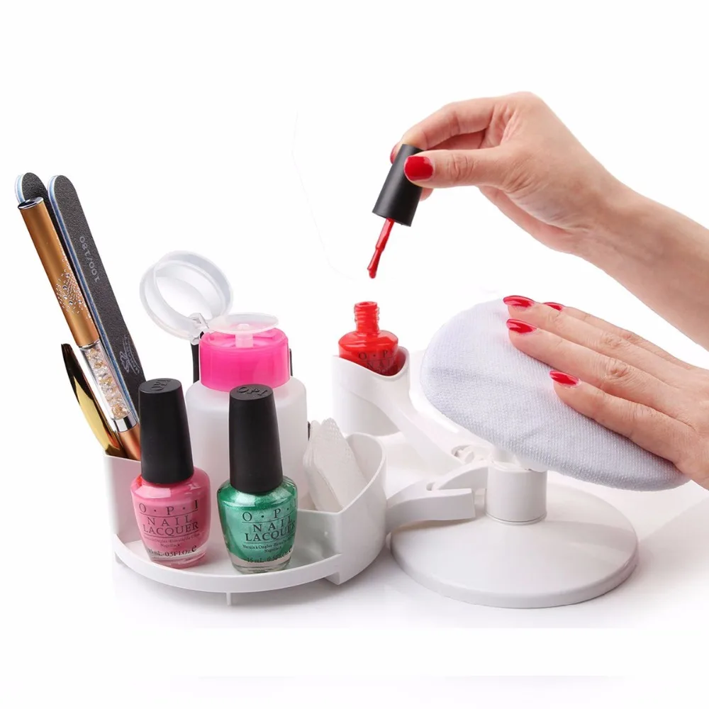 

Makartt Nail Gel Polish Nail Design Base Studio Tool with Gel Holders and Multi Angle Rest, Great Support for Nail Salon Home