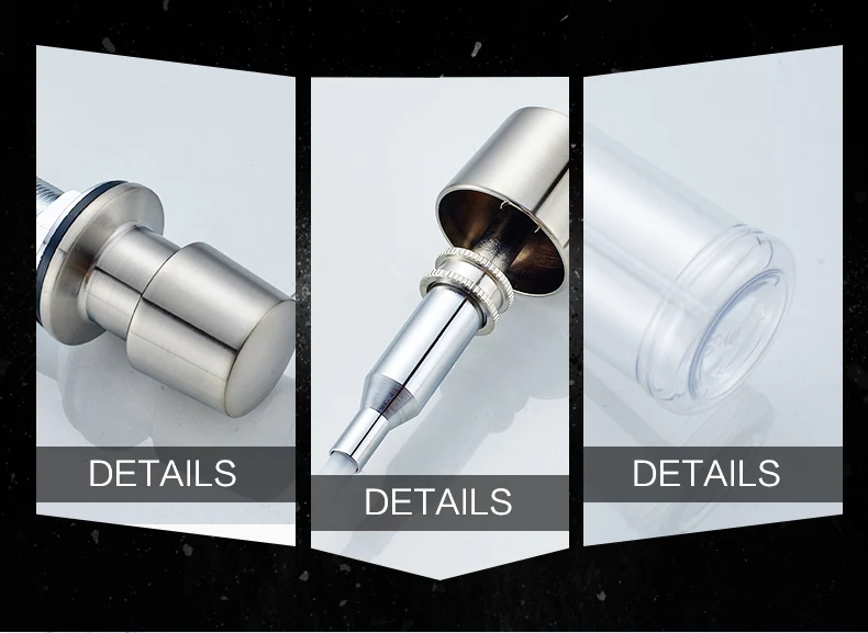 Fapully дозаторы жидкого мыла пластиковая бутылка кухонная Замена для раковины ручной масло протертый никелевый матовый дозаторы для мыла P121