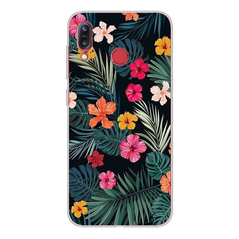 ciciber Phone Cases For ASUS Zenfone Max Pro (M1) (M2) Case Soft Back Cover ZB601KL ZB602KL ZB631KL ZB633KL ZB555KL Flower |