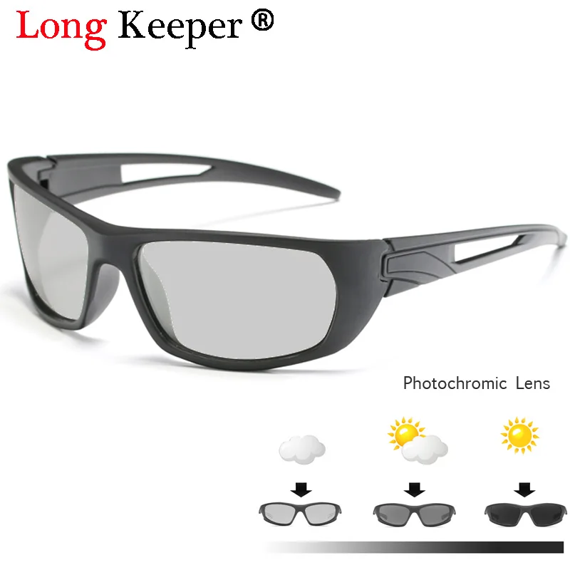 Солнцезащитные очки Long Keeper для мужчин и женщин поляризационные фотохромные