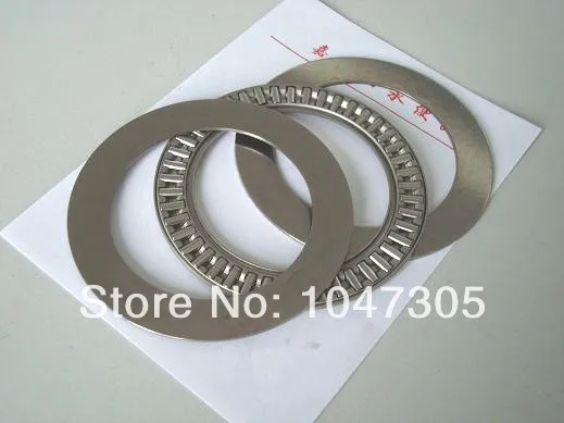 Упорный игольчатый роликовый подшипник с двумя шайбами AXK100135 + 2 AS 100135 Размер x 6 мм