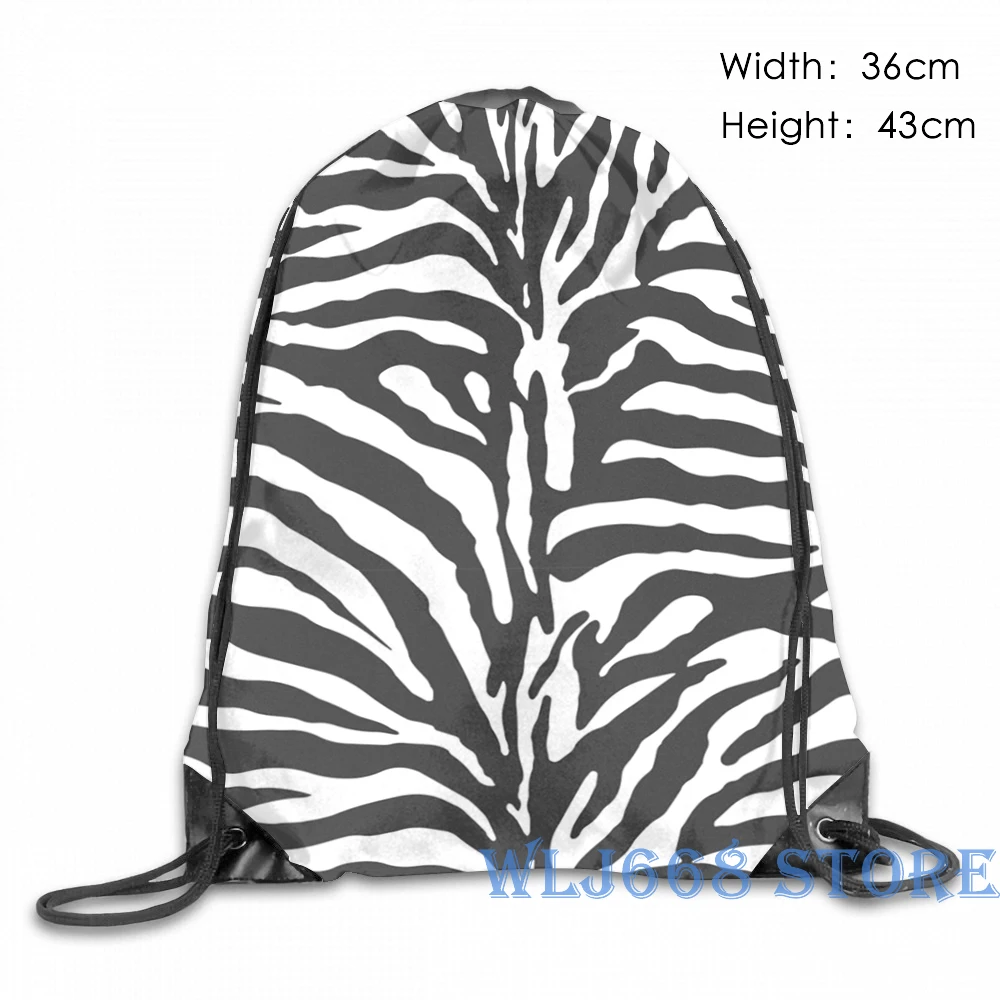 Забавные сумки через плечо с графическим принтом женский рюкзак зеброй (2) на одно