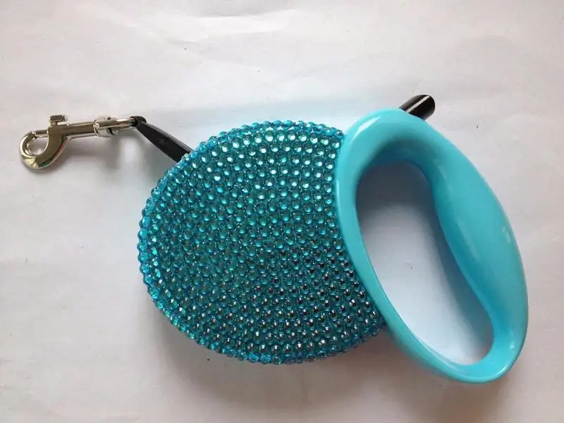 blue Adeeing 3 м Pet Тяговый канат пластиковый цемент сплошной цвет для собак - Цвет: blue
