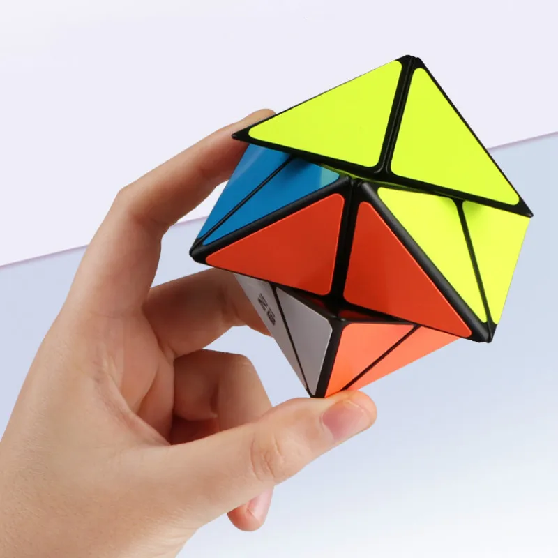 X Форма Магический кубик чёрный/Stickerless 3x3x3 первые твист куб головоломка стикер