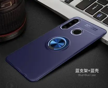 1 шт. чехол для huawei nova 5 5i nova 5 P30 pro P30pro lite, чехол из ТПУ на заднюю панель, с магнитным кольцом для автомобиля, ультра противоударный - Цвет: ALL blue