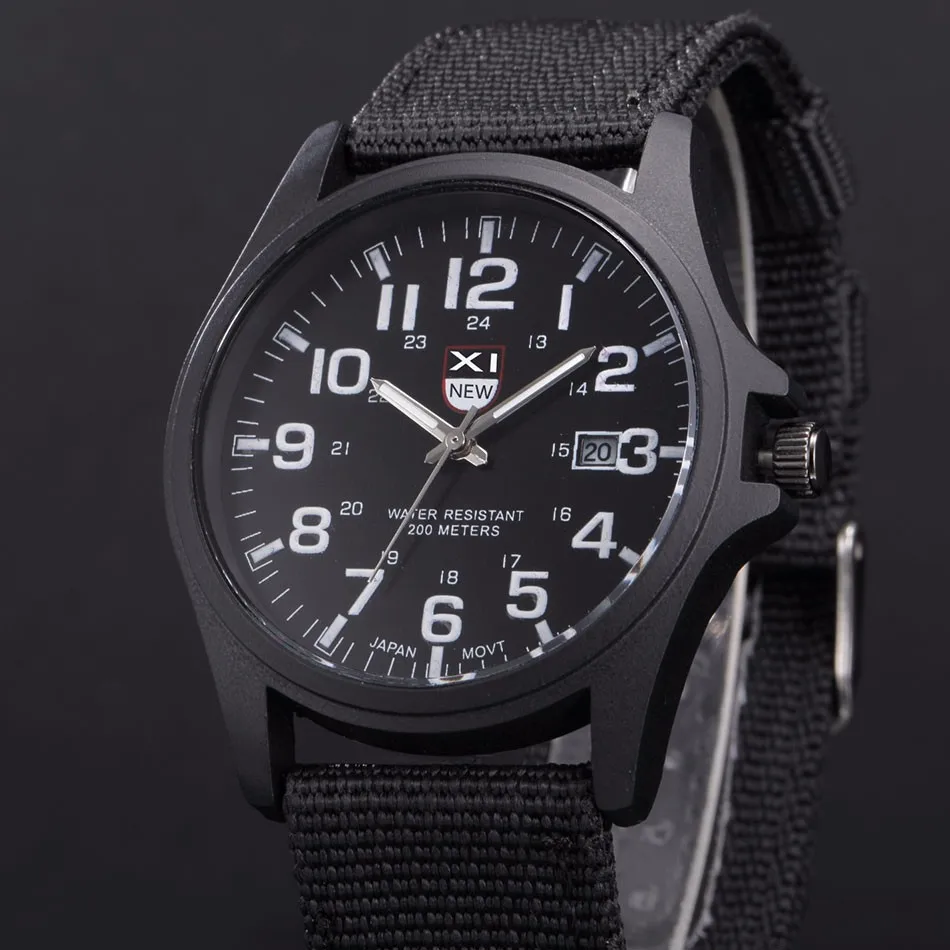 

Men Watch Outdoor Date Stainless Steel Military Sports Analog Quartz Army Wristwatch Mens Relojes Hombre 2021 saat erkekler