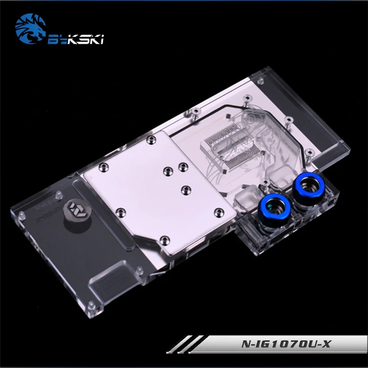 Блок водяного охлаждения Bykski для красочных GTX1070U GTX1060|Жидкостные системы