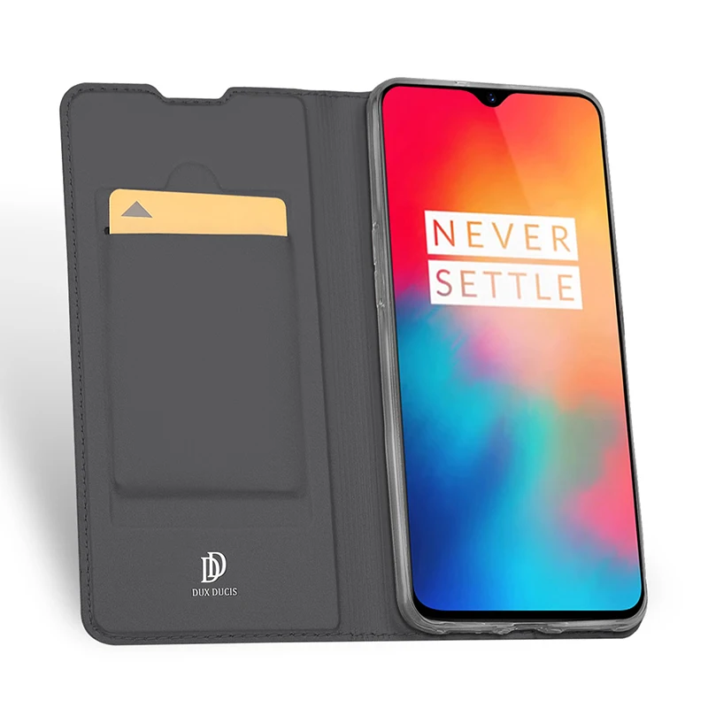 Чехол для OnePlus 6 T DUX DUCIS Роскошный кожаный флип чехол Oneplus кошелек One Plus 4 &quot
