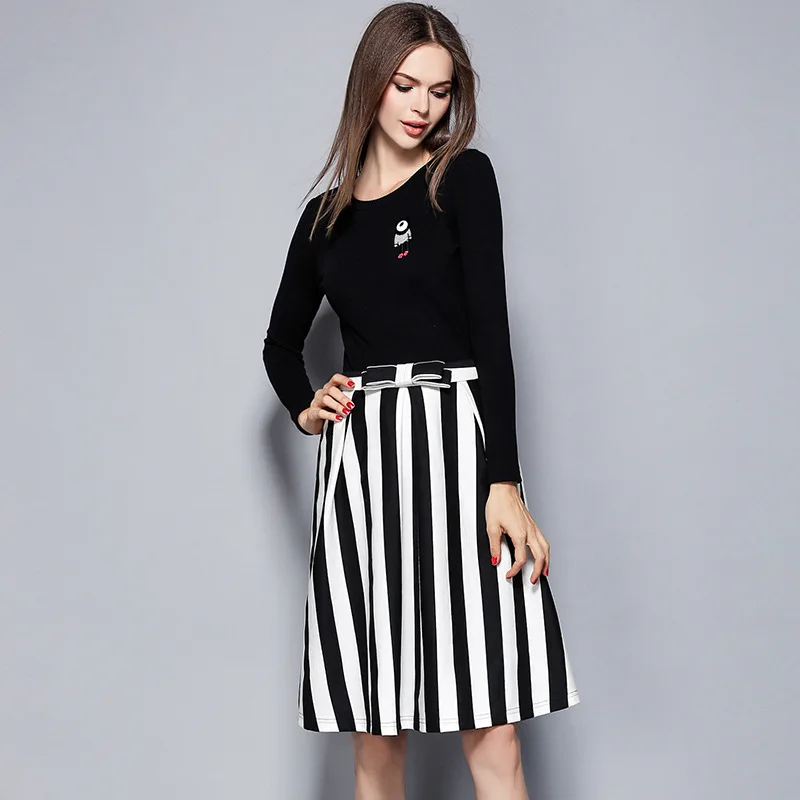 2016 зима женщины 2 Шт. Набор Оболочка Вскользь Уменьшают Старинные леди Одежда