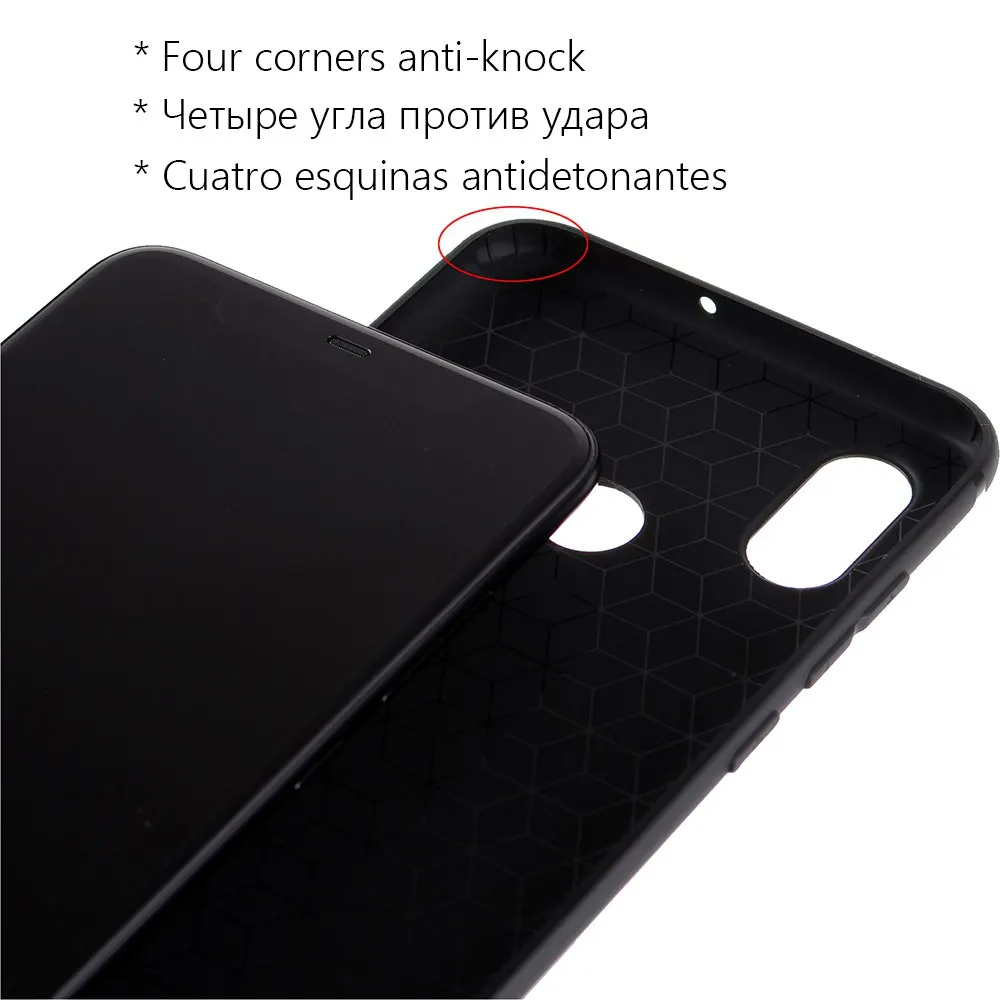 Чехол для Xiaomi mi 8 силиконовый чехол 6 21 дюйма мягкий из ТПУ mi8 на черный мобильный