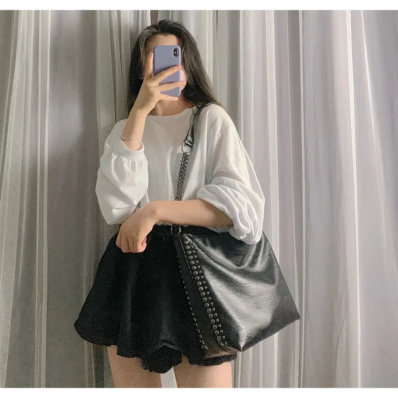 Женская сумка на плечо новинка 2019 Корейская сумка-мессенджер цепочке с