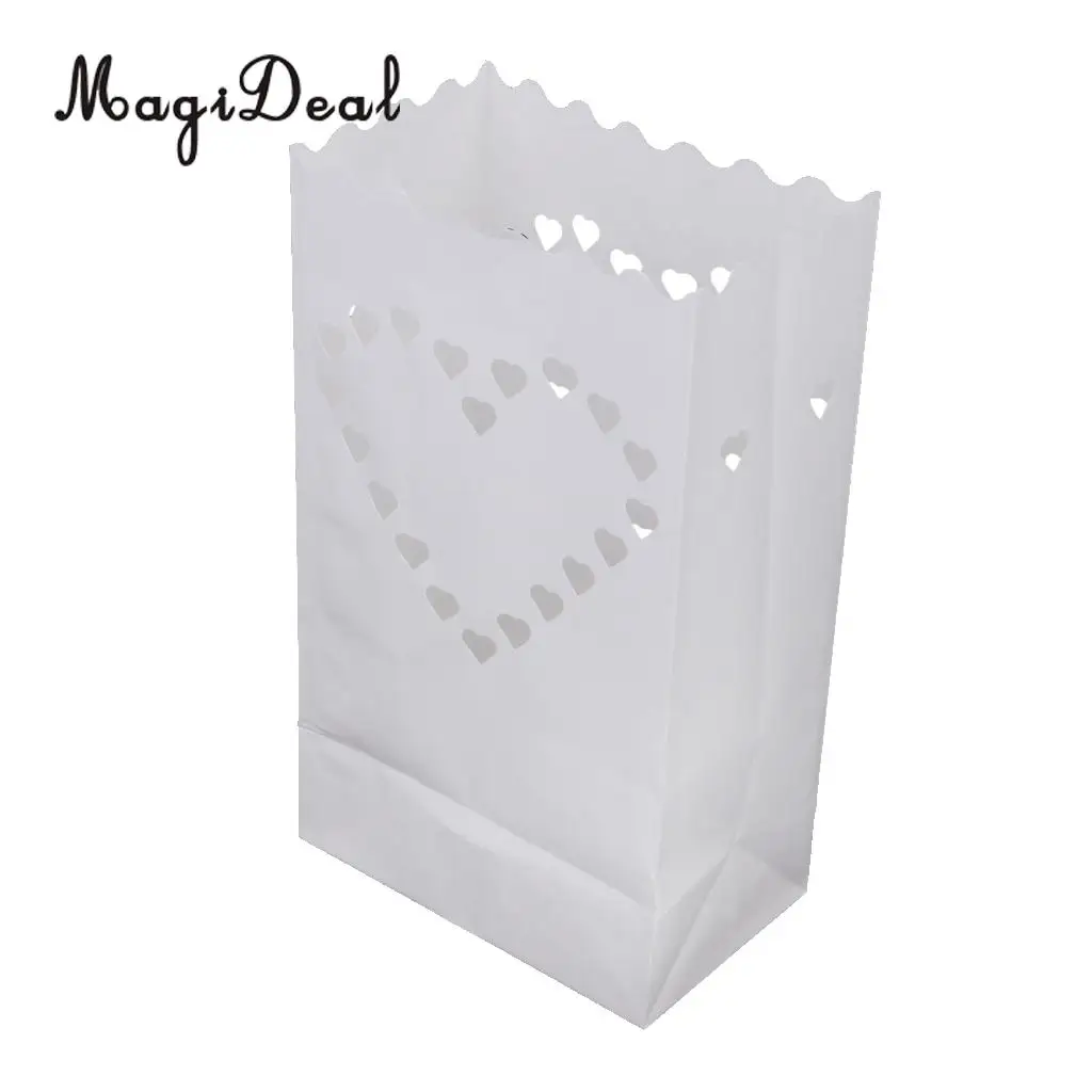 20 шт. светящиеся свечи в форме сердца|paper for|paper bag luminariespaper lights |