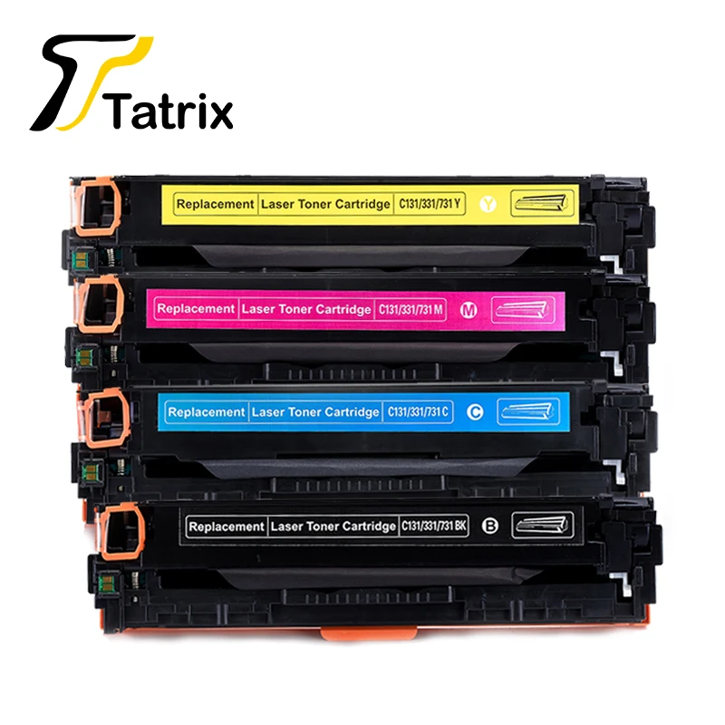 Картридж с тонером для принтера Canon C131/331/731 BK/C/M/Y 4 цвета|compatible toner cartridges|toner cartridgetoner