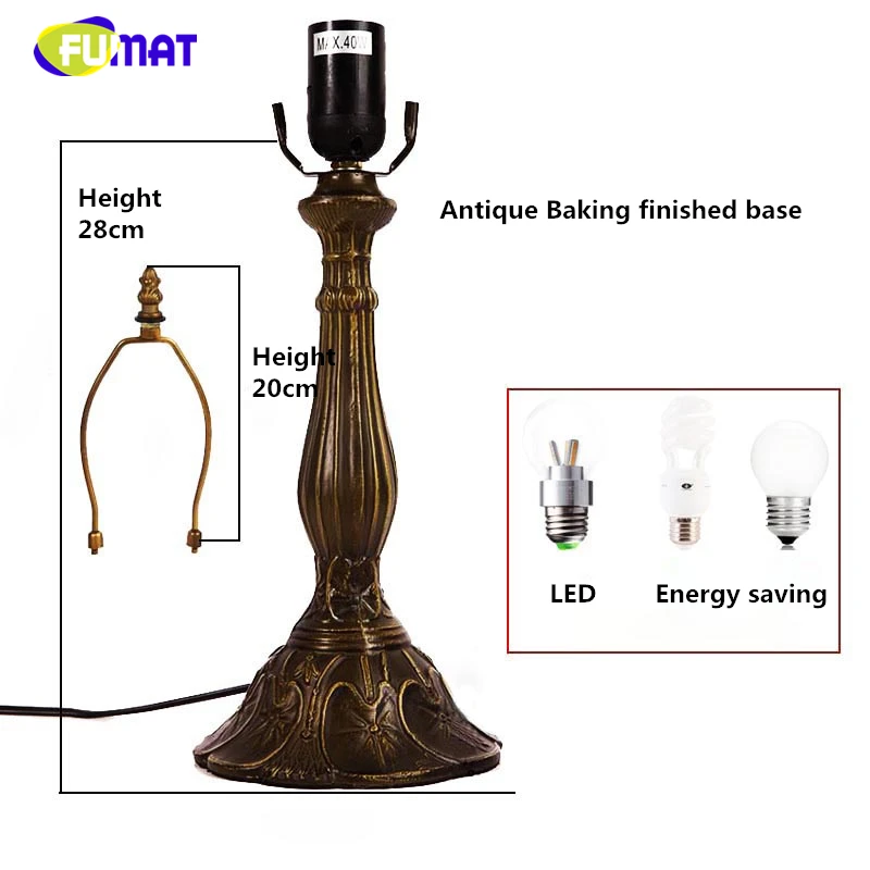 Винтажная модная настольная лампа FUMAT лампы в европейском стиле для гостиной