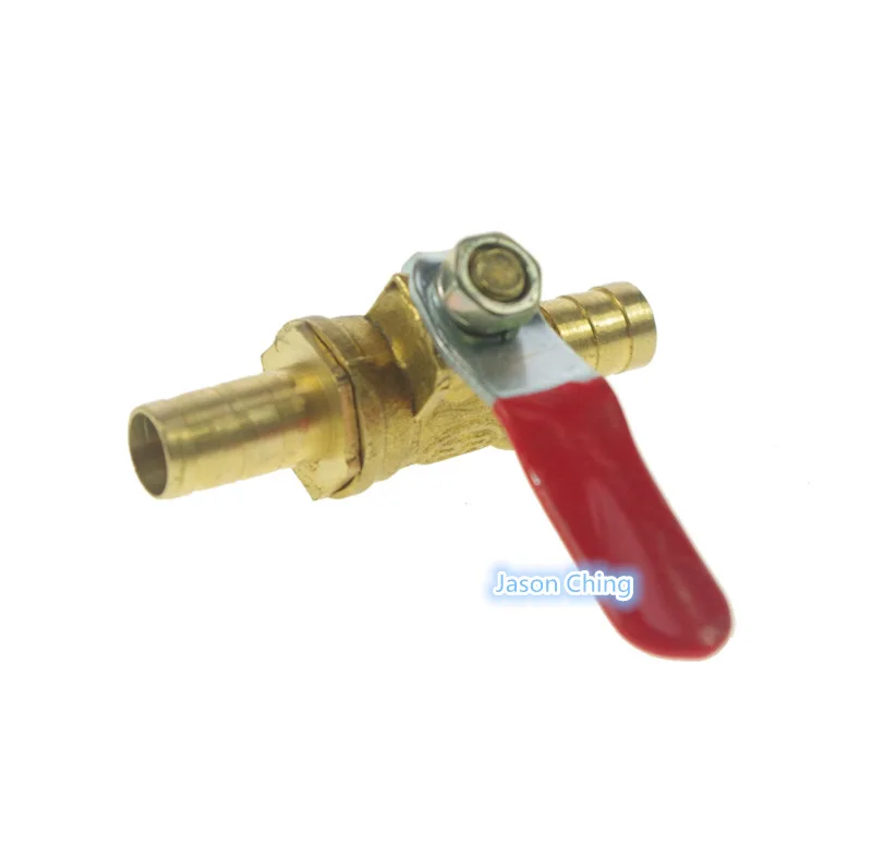 2 шт./лот 6 мм полный порты шланг Барб х Латунный Шаровой Клапан | Обустройство дома