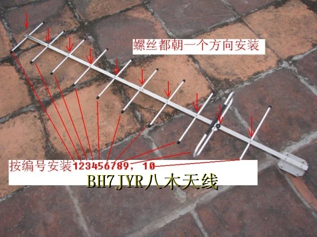 NEW10 блок Yagi антенна Любительское радио U секция ориентированная HAM Дальняя Связь 430-440 МГц