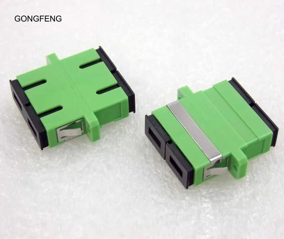 Новинка 100 шт. адаптер для двойной оптоволоконной связи стандарта SC/APC оптовая