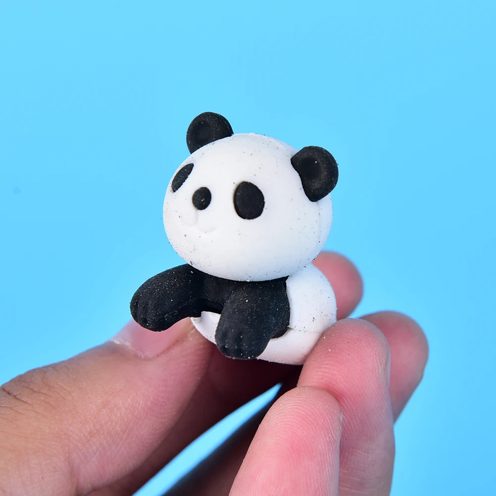 1 шт. kawaii креативные животные панда резиновый ластик Канцтовары Школьные