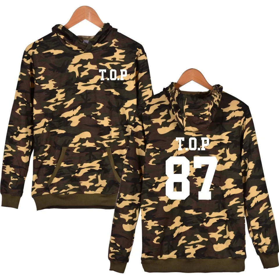 Мужская камуфляжная Толстовка Bigbang T.o.p размеры до 4XL | одежда