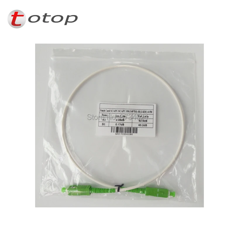Волоконный кабель Patchcord SCAPC SM SX Длина изделия 1 м G657B3|Оптоволоконное оборудование|