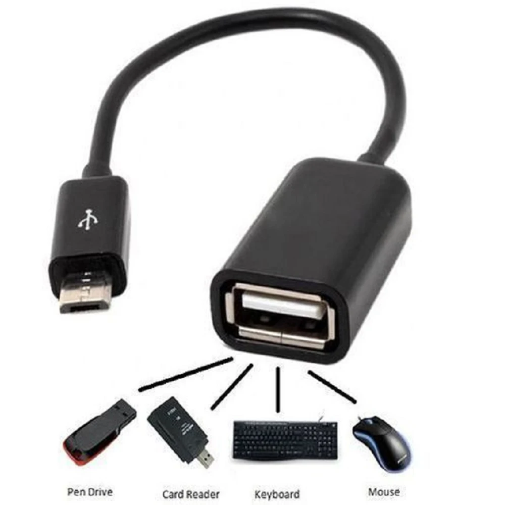 Переходник Mini HDMI штырь гнездо с Micro USB на кабель OTG Go конвертер для цифровых камер