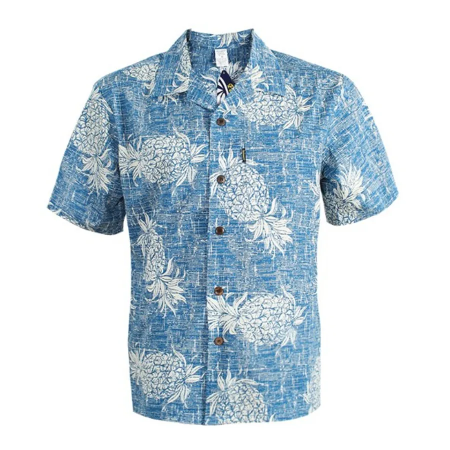 Hawaiian Shirt Short Sleeve Men Casual Shirt Us Size Modis Cotton Printed High Quality Chemise Homme Camisas Masculina Ds50638