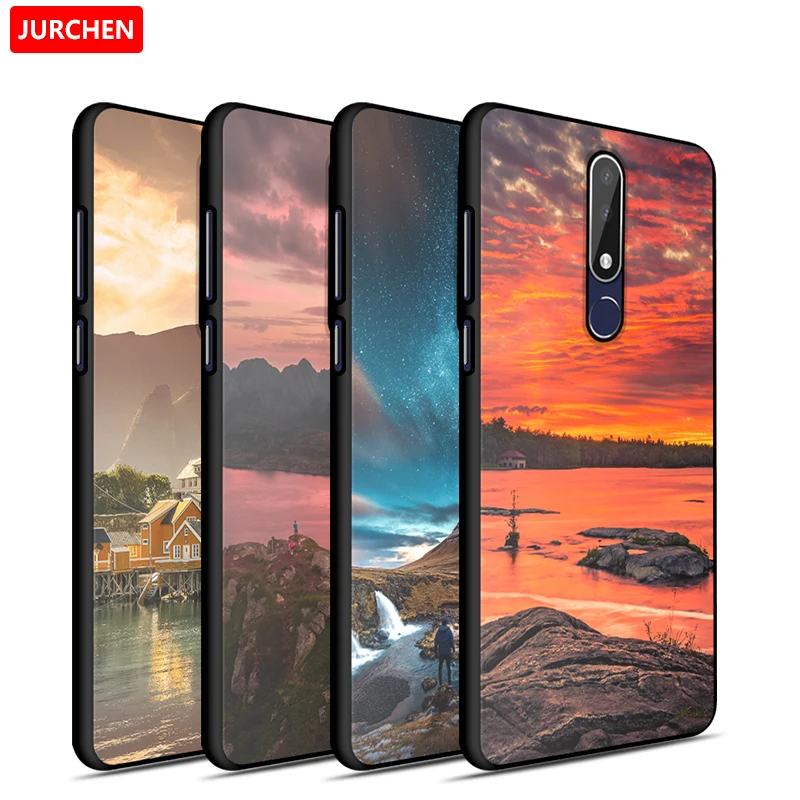 Чехол JURCHEN из мягкого силикона и ТПУ защитный чехол для Nokia 3 1 Plus 2018 на мобильный